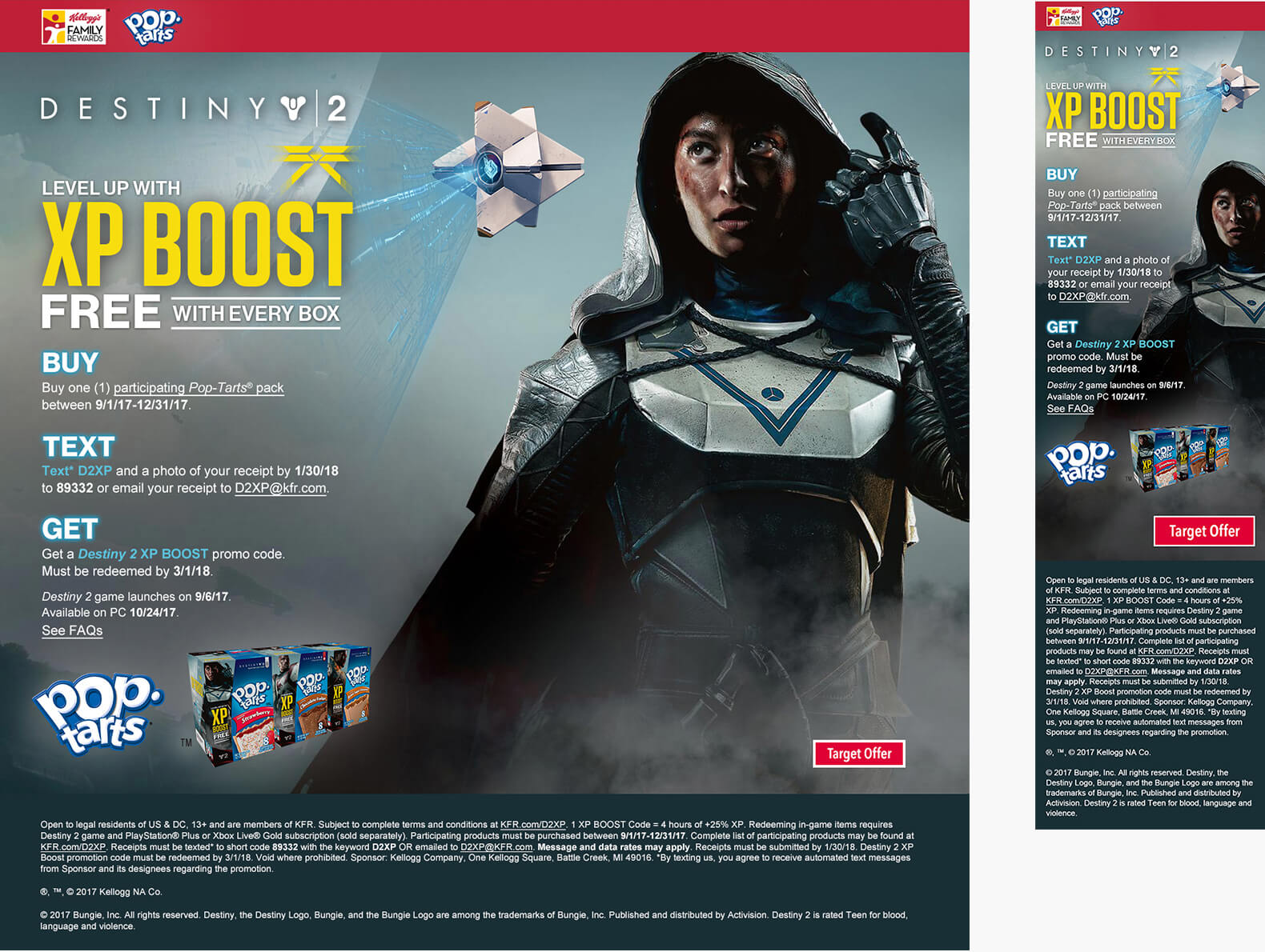 Destiny 2 Promo Landing Page
